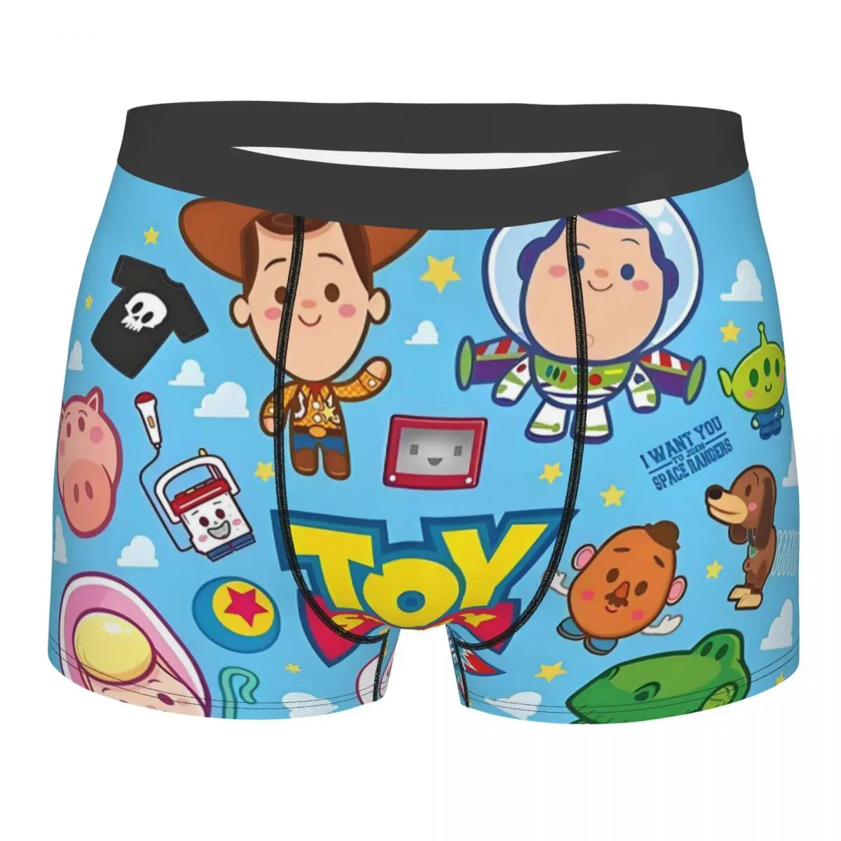 

Fashion Toy Story Cartoon Anime Figure Boxers Shorts Panties Male Underpants Comfortable Woody Buzz Lightyear Briefs Underwear