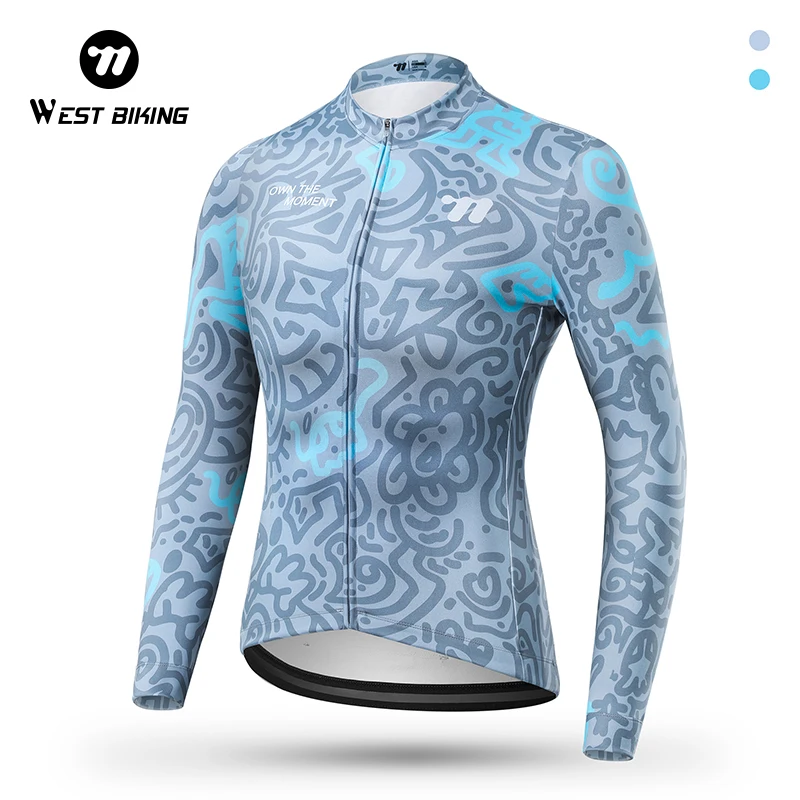 

WEST BIKING Cycling Jersey Cycling Clothing Long Sleeve Men's Autumn Winter Pro Road MTB Race Windproof Top Cycling Equipment