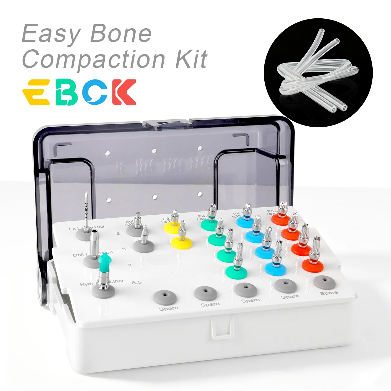 1Set Dental Easy Bone Compaction Kit Sinus Lift Bone Surgical Kit for Hiossen Soft Bone Compatible with Lance Drill