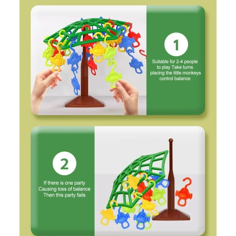 Divertido mono colgante, juguete de equilibrio, juego de escritorio, juego de equilibrio, mono, árbol trepador, juguete de fiesta