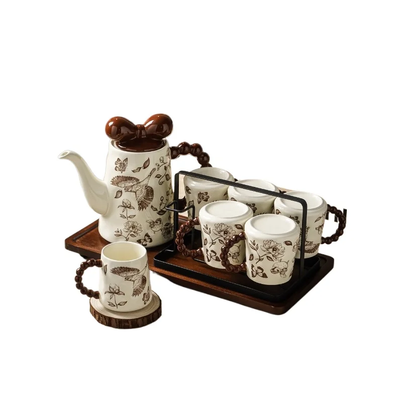 

Light luxury high-value ceramic mug set, living room household cup set for friends