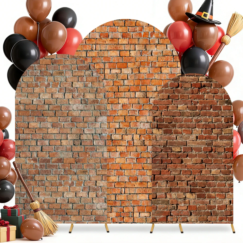 

Кирпичная стена, арочный фон, ретро текстура, детский душ, декор для свадьбы, дня рождения, вечеринки, детский портретный фон для фотосъемки для взрослых