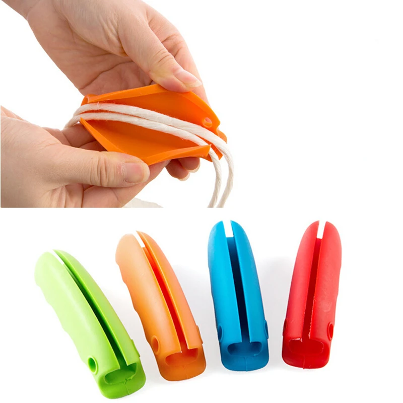 Silicone Portable Vegetable Device Labor Saving Shopping Bag Carry Holder with Keyhole Handle Comfortable Grip Protect Hand Tool