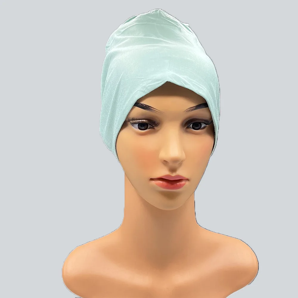 Underscarf Turban Bone Bonnet Muslim Women Inner Hijab Hat Beanies Islam Tie Back Headscarf Ninja Cap Head Wrap Turbante Mujer