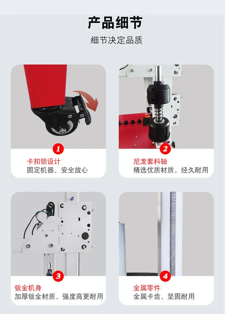 

Industrial Automatic Stretch Film Wrapping Machine 40/60cm, 110/220V PE Film Baler for Logistics Carton Box Packing