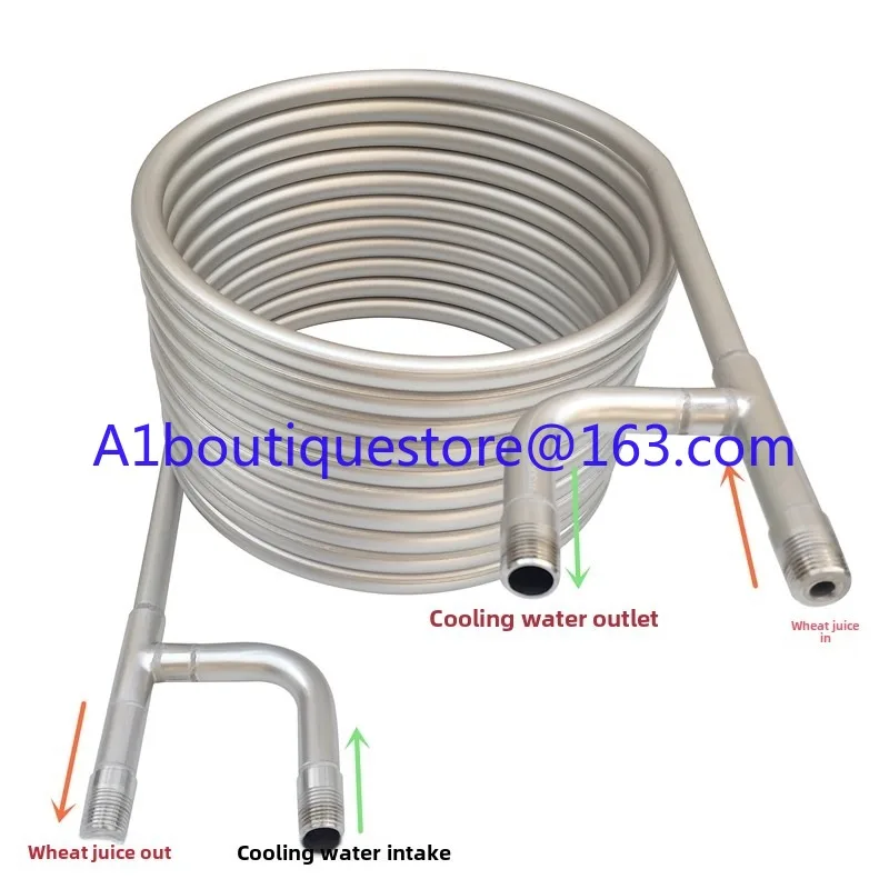 Directly from the manufacturer Small craft beer wort fast cooling special stainless steel 304 material countercurrent coil