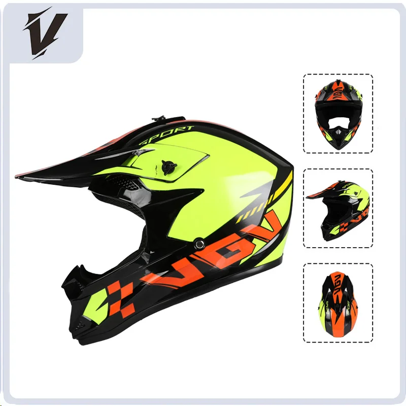 Newly launched motorcycle helmet with advanced performance off-road helmet for outdoor riding suitable for adults and children