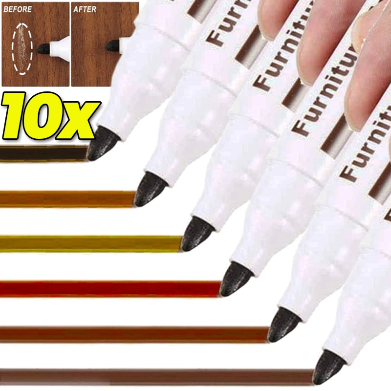 

Ручка для ремонта деревянной мебели, напольный стол, покрытие царапин, маркеры, портативная мебель, многоцветная ручка для ремонта, профессиональный инструмент для пятен