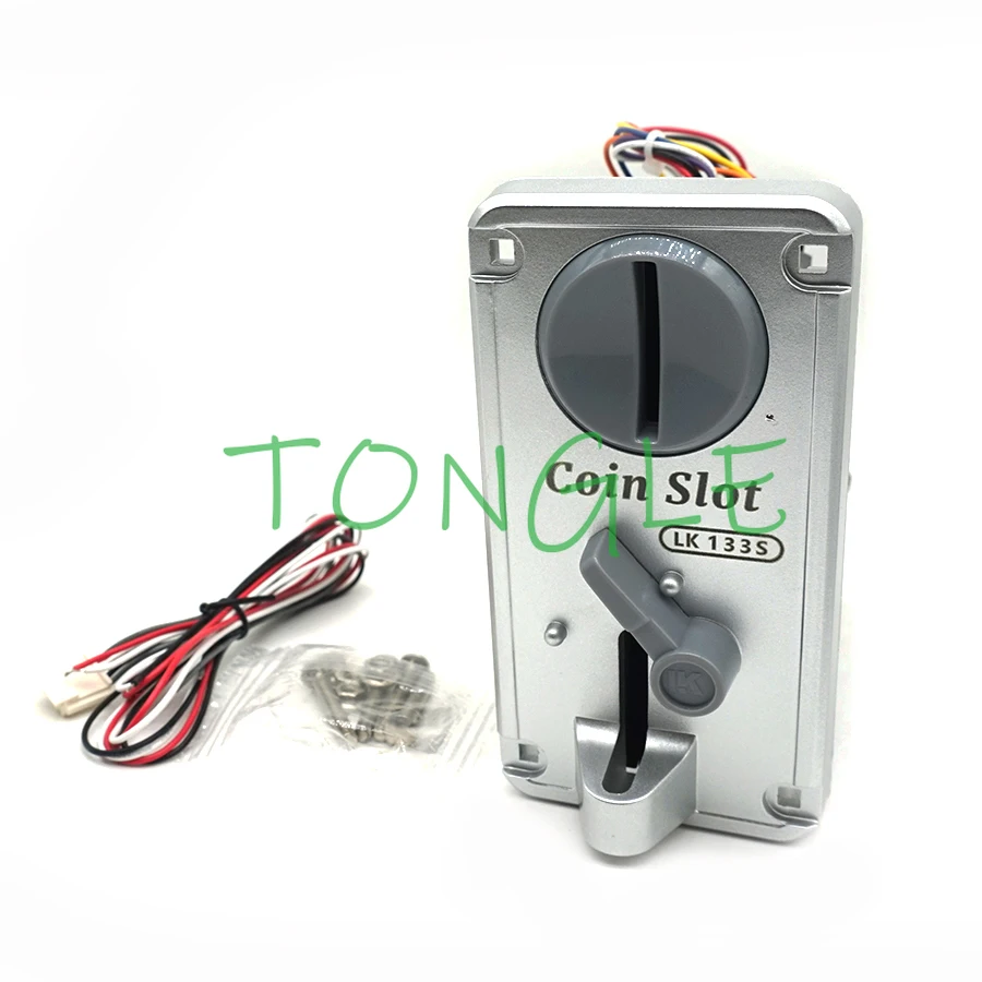 LK-133S Multi Coin Acceptor Game Toknes Slot With 4 Pin Cable For Toy Claw Crane Neo Geo Arcade Vending Machine Pinball Parts