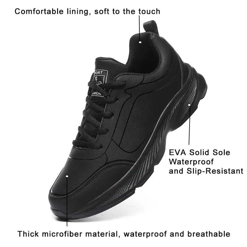 Road Running Shoes Unisex Waterproof Running Shoes Comfortable Athletic Shoes Waterproof and Slip-Resistant Travel Shoes