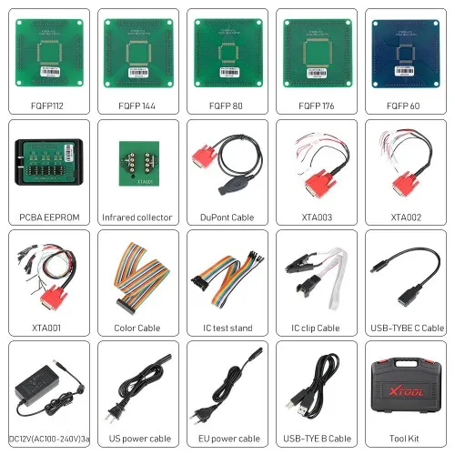 โปรแกรมเมอร์กุญแจรถ XTOOL KC501 ทํางานร่วมกับ X100 PAD3