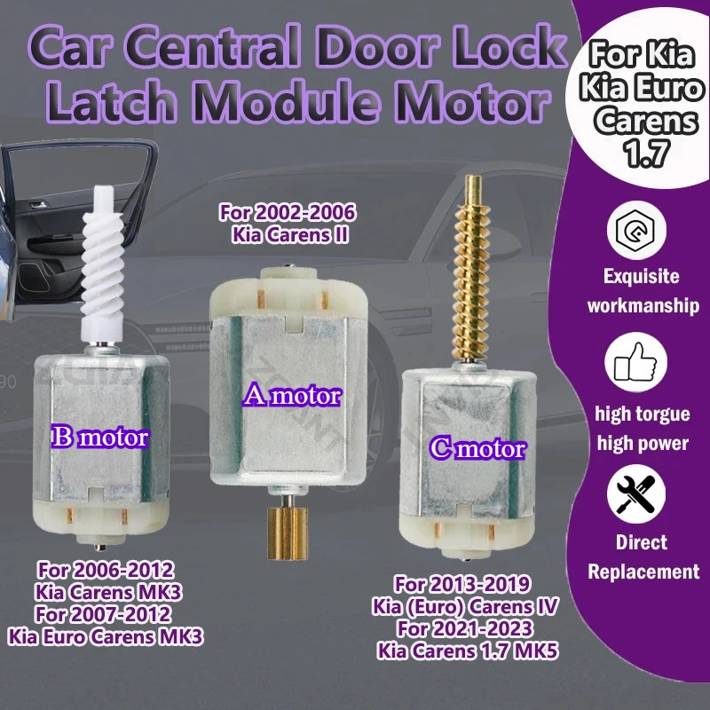 

AZGIANT FC-280SC-20150 For Kia Euro Carens 1.7 Car Central Door Lock Latch Module Motor carbon brush copper accessories repair