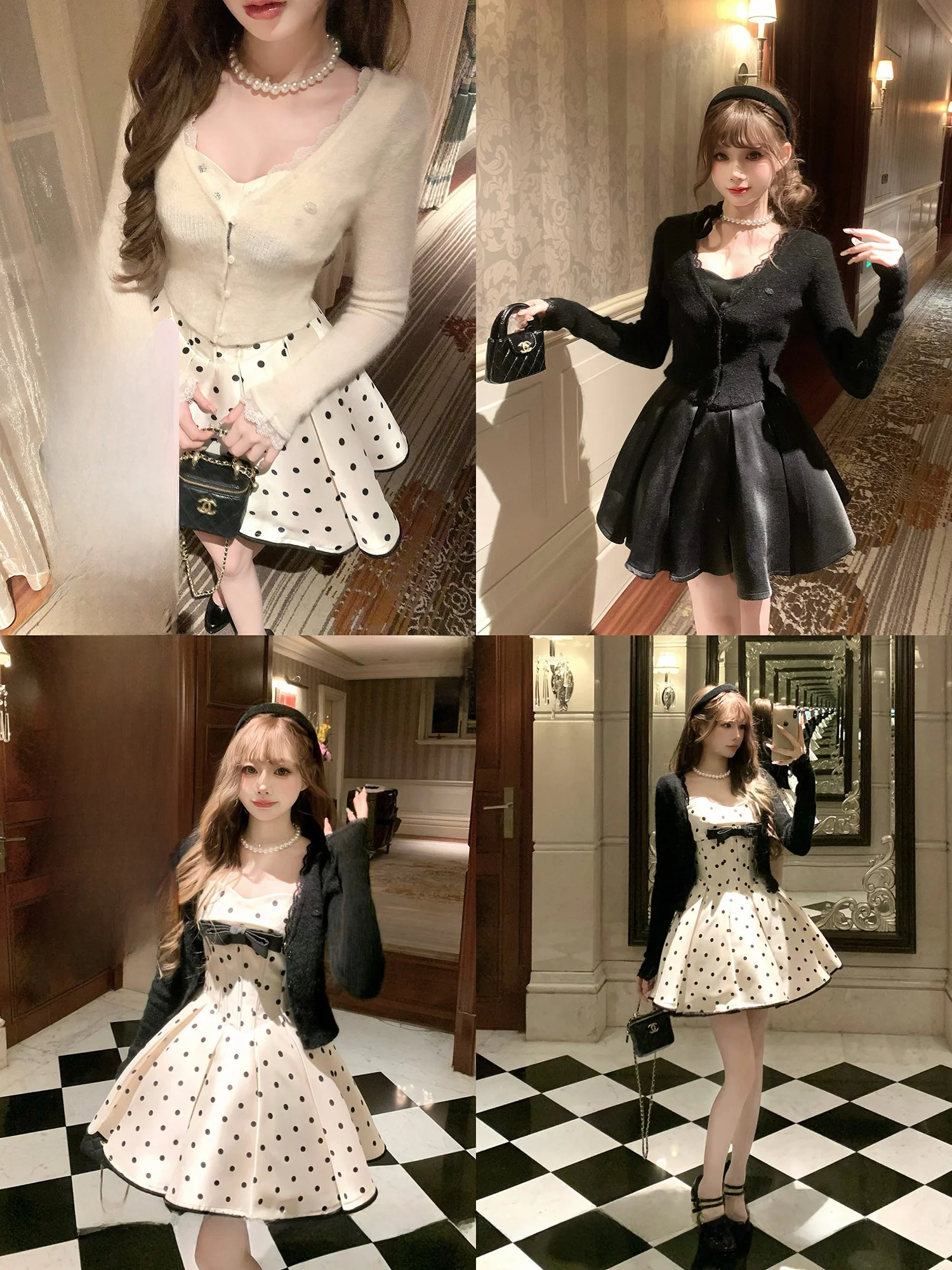

Versatile Knitted Cardigan Lace Trimmed Slim Fit ort Coat High End Feeling Camere Casual Sle Long Sve V-Ne Ladies ...