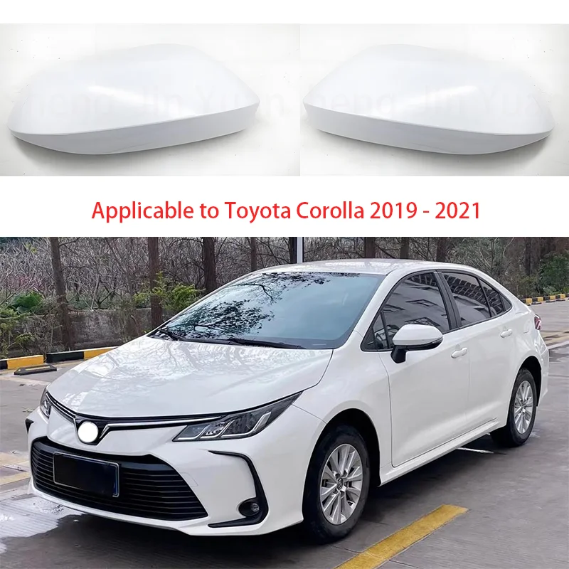 

Applicable to the rearview mirror cover of Toyota Corolla for models 2019-2021. Side rearview mirror housing and rear cover