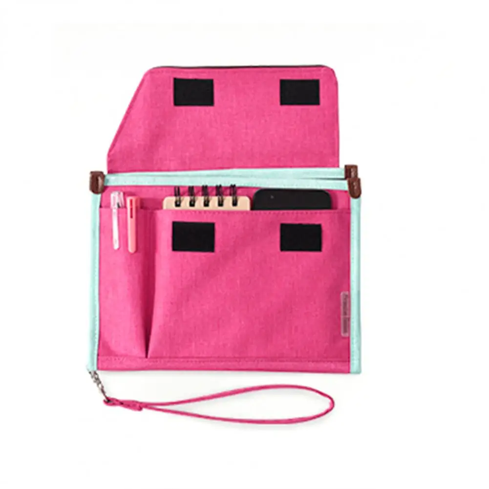 Portable Organizer Pouch File Holder with Multi-compartments Large Capacity File Folder Document File Card Paper Storage Pouch