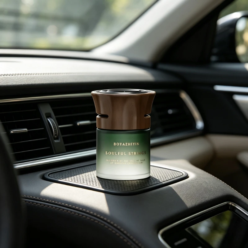 Solid car aromatherapy accessories for car interiors eliminating odors and providing long-lasting freshness