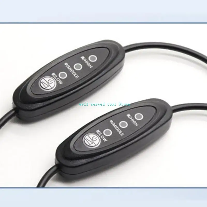 G88A Motor Speed Controller 5V 5.5x2.1mm 3 Gear Variable Speed Controller Fan Speed Controller for Electric Motor