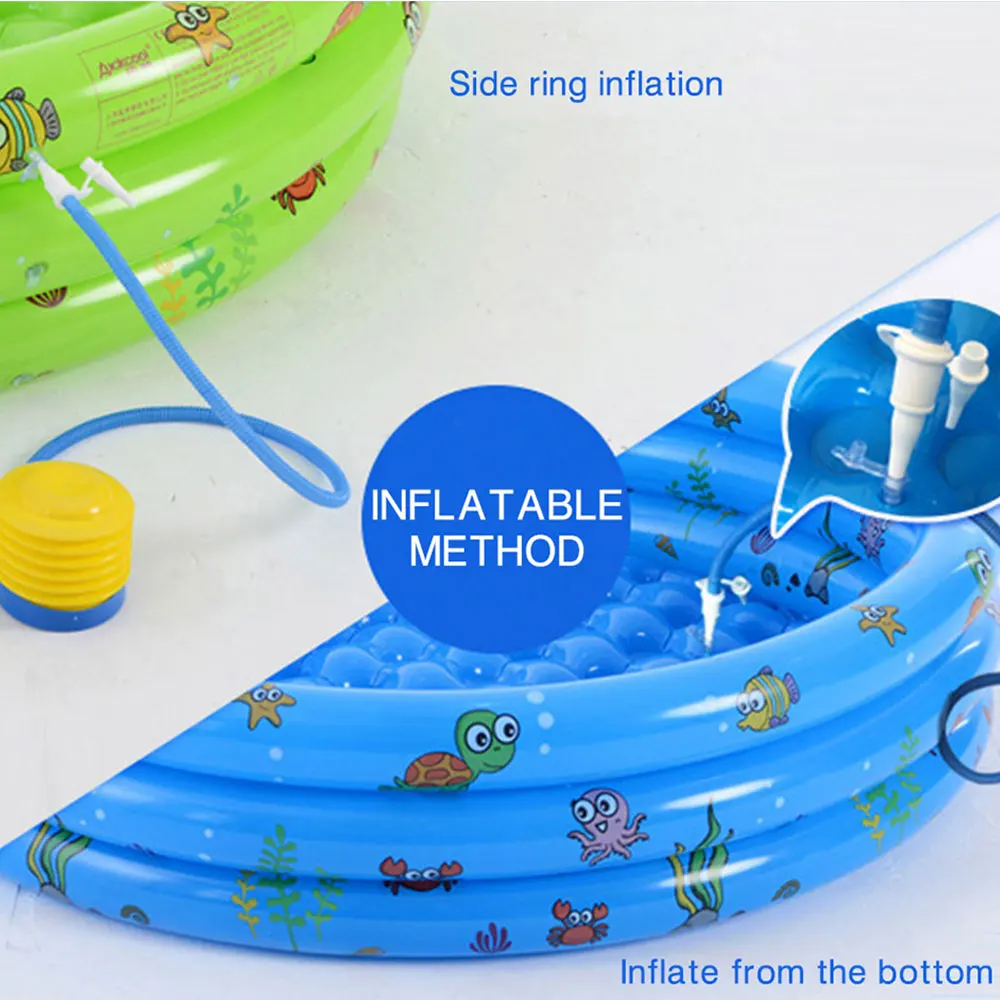 100/130/150cm Portable Indoor Outdoor Children Swimming Pool Thicken PVC Summer Inflatable Leakproof Swimming Pool Water toy DDJ