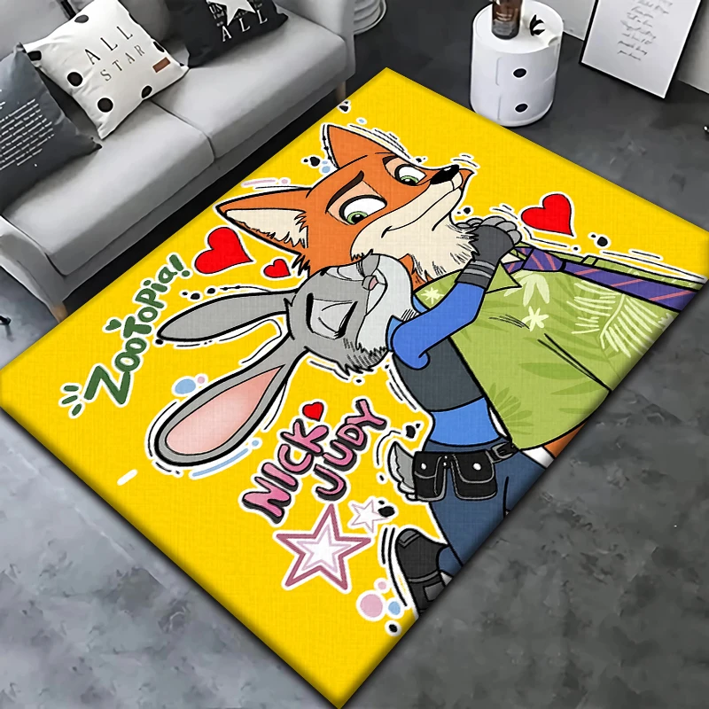 

Zootopia HD Printed Carpet for children,Living room Bedroom floor mat Kitchen mat Children's Bedroom Mat bedroom decor