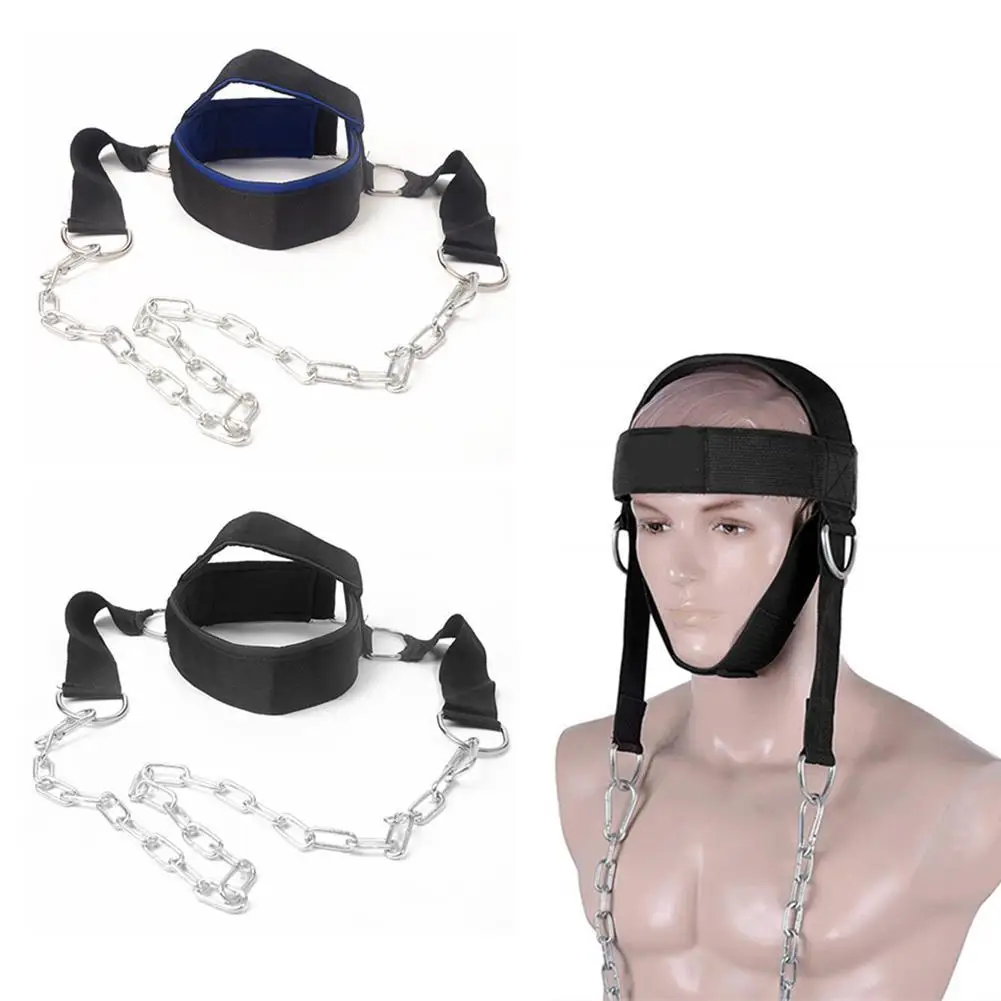 ראש הצוואר אימון רתמה גוף strengh צוואר הרחם רצועת עמוד השדרה כוח מתכווננת כושר משקל נושאת כובע