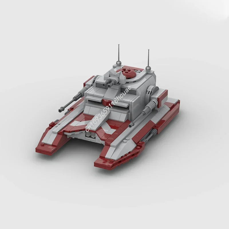 

613 деталей MOC TX130: Модель танка-истребителя Республики для звездных битв, конструктор, архитектурные игрушки, рождественские подарки