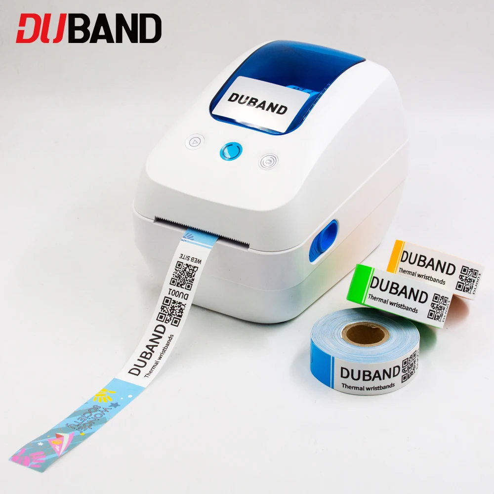 

Портативный высокоскоростной термопринтер для браслетов, машина для печати браслетов для медицинских и мероприятий