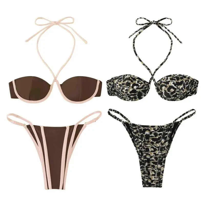 Women Bikini Set Bikini Swimsuits Thong Bikini Set Triangle Bikini Women Two Piece Swimsuit Bathing Suit For Bathing Wearing