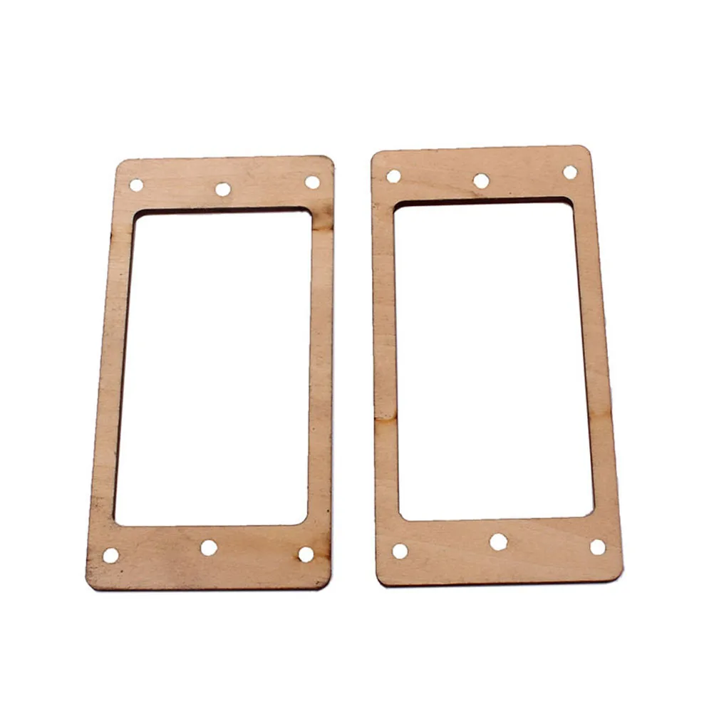 

2 Pcs Vibration Pickup Box Guitar Electric Humbucker Mounting Ring Double Coil Prom Part