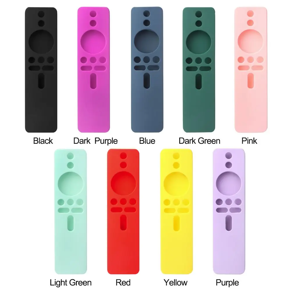 Fashion Silicone Remote Control Protective Case for Xiaomi Mi Box S/4X Soft Plain Shockproof Remote TV Stick Cover Home Accessor