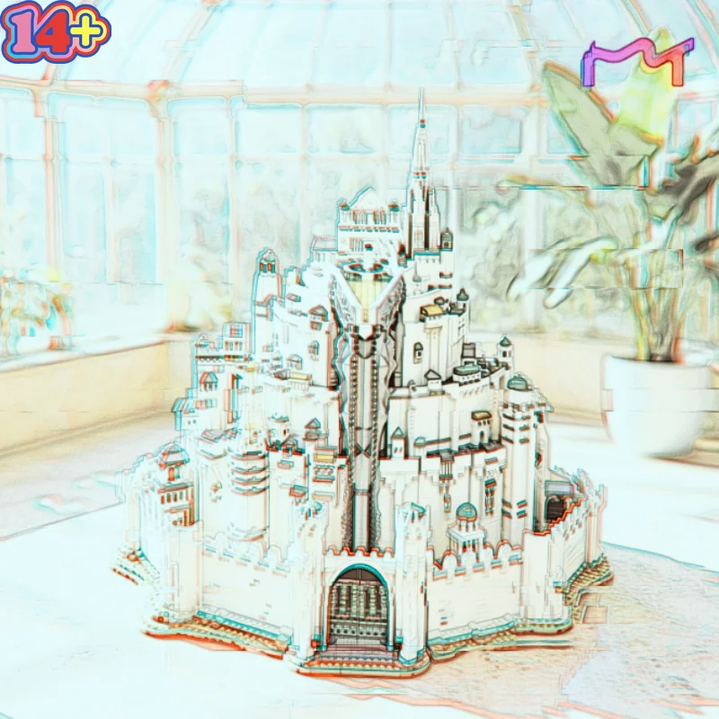 Collector Edition 8278pcs Lord of The Rings Tirith Imperial Capital Building Blocks Assembly Display Model In Stock Holiday Gift