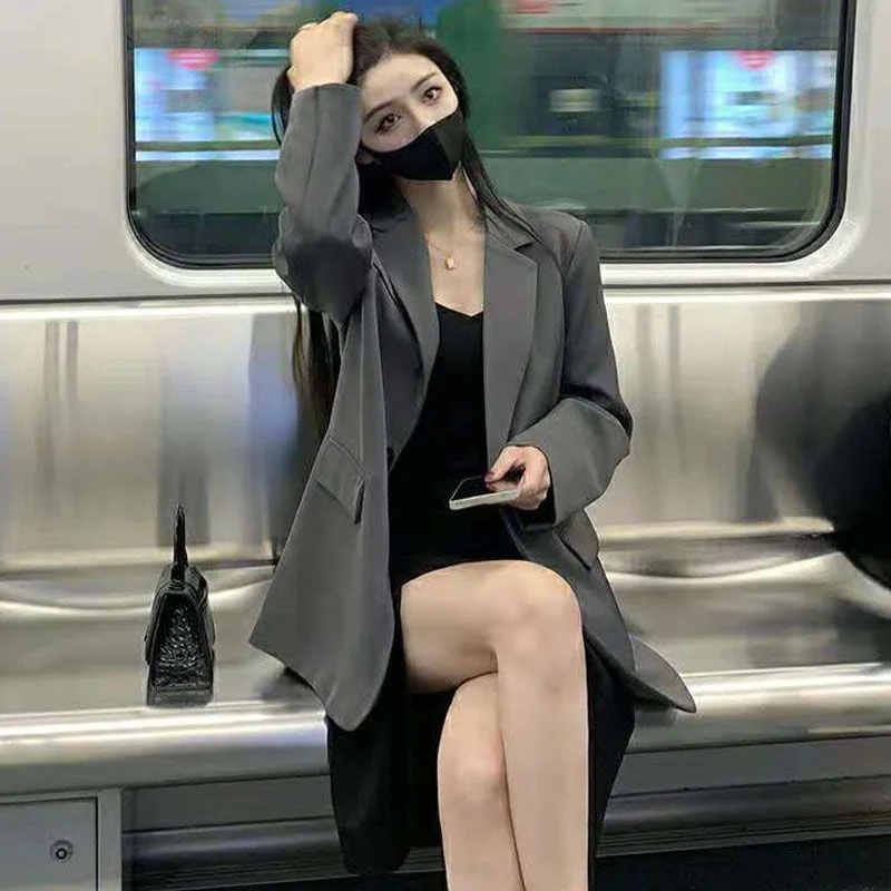 

Small Suit Jacket Women New Korean Style Loose Loose Fashion Casual Suit Top