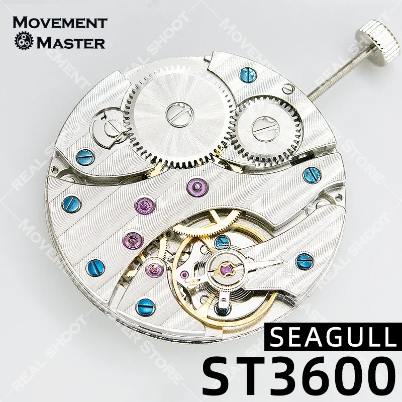 New Seagull ST3600 Mechanical Movement ST36 China Original Watch Men ETA 6497 Hand Wind 17 Jewels Watch Case Fit Repair Part