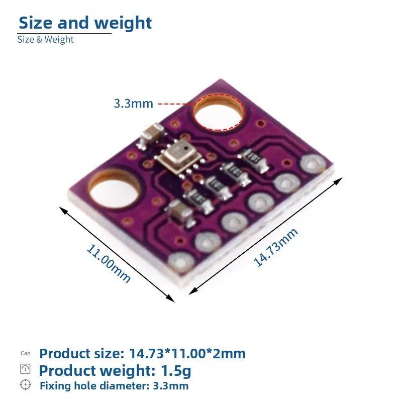 GY-BMP280-3 3 High Precision Barometric Pressure Sensor Module Altimeter BMP280