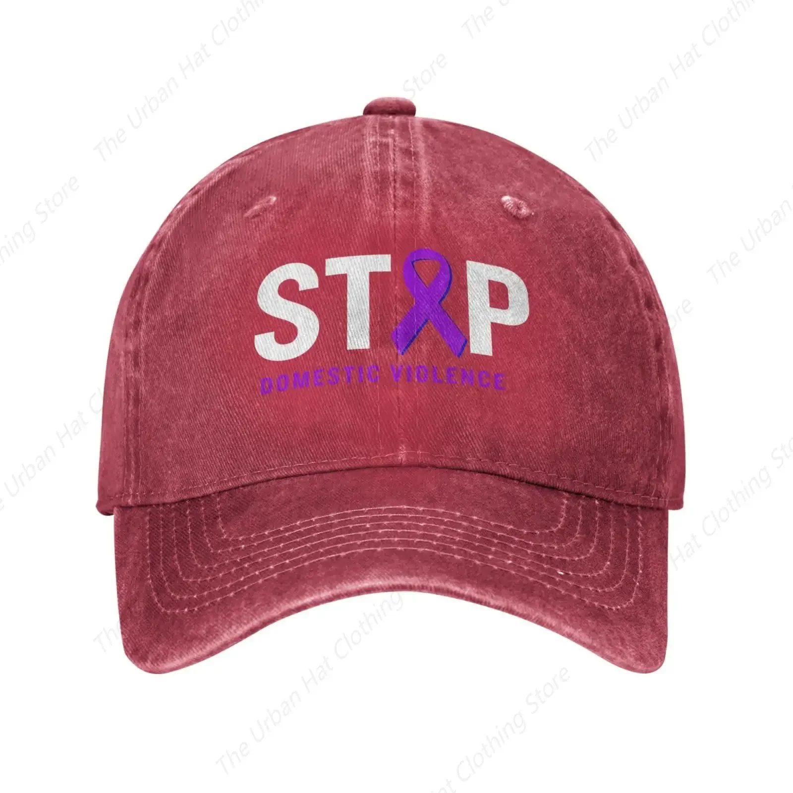 Domestic Violence Awareness Month Baseball Cap Sports Casquette Cowboy Hats Men Women Adjustable Leisure Dad Trucker Travel Hat