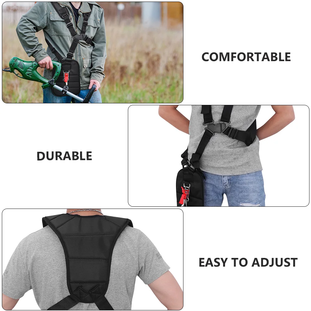 

2Pcs Ergonomic Shoulder Strap Trimmer Belt Grass Cutting Tool Adjustable Fit
