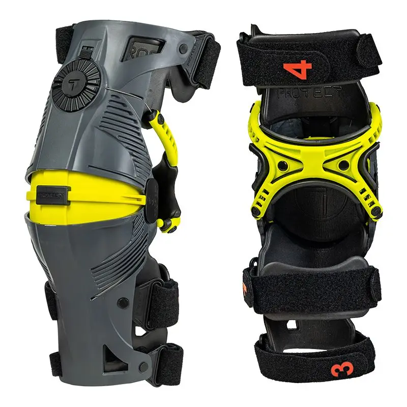 

Защитные наколенники для мотокросса для езды по бездорожью и шоссе, механическая защита ног и защита экзоскелета, наколенники для мотоцикла