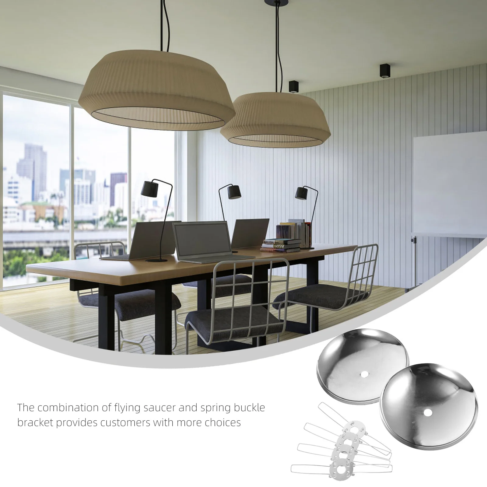 

1Set Lampshade Spring Clips Heavy Duty Lampshade Support Tray DIY Lamp Cover Support Buckles for Table Lamp Lighting Parts