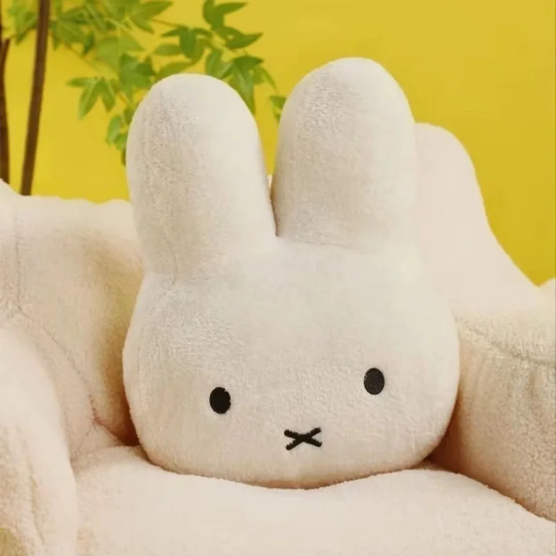 Simple Miffy Rabbit New Sweet Cute Creative Cartoon Pattern Plush Toy Pillow Fashionable Soft Comfortable Lumbar Cushion Gift view 2