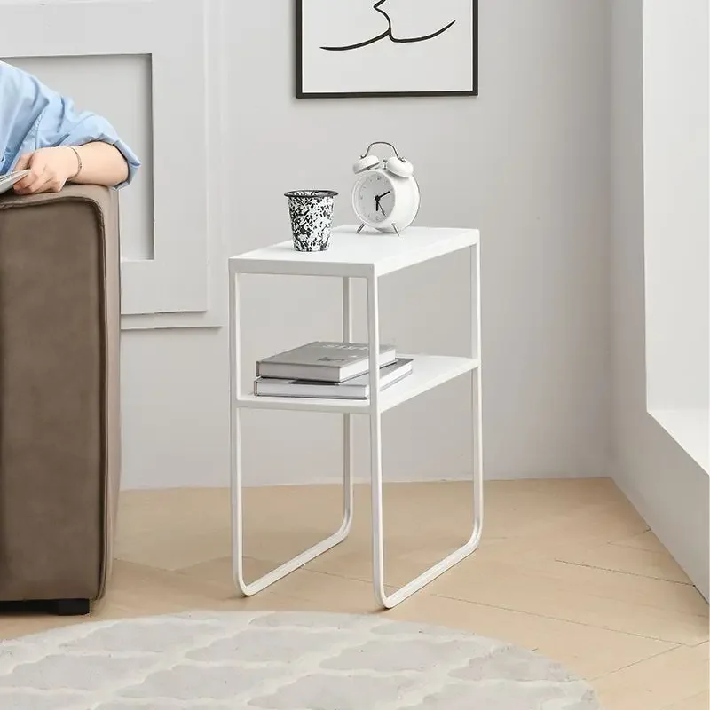 

Sofa modern side mobile side few household living room wrought iron small apartment bedside shelf corner few
