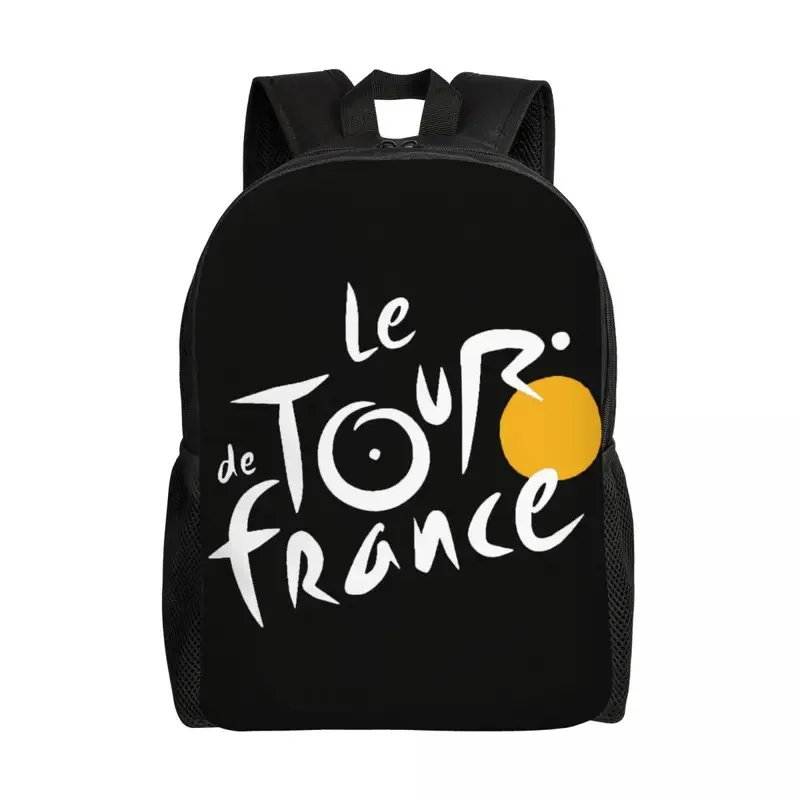 Niestandardowe plecaki Le Tour The France dla kobiet mężczyzn wodoodporne szkolne francuskie torby rowerowe z nadrukiem Bookbags