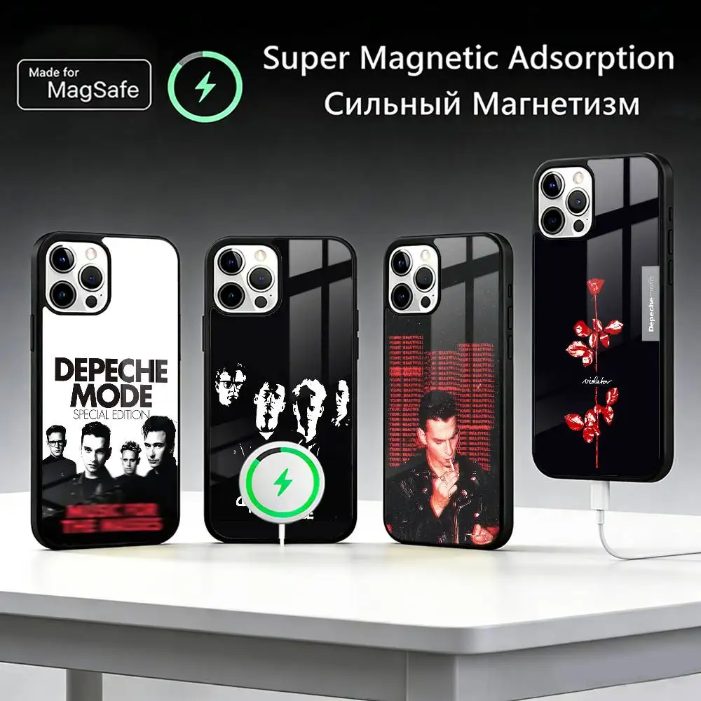 

Band D-Depeche M-Mode Phone Case For iPhone17,16,15,14,13,12,11 Plus,Pro Max For Magsafe Wireless Charging