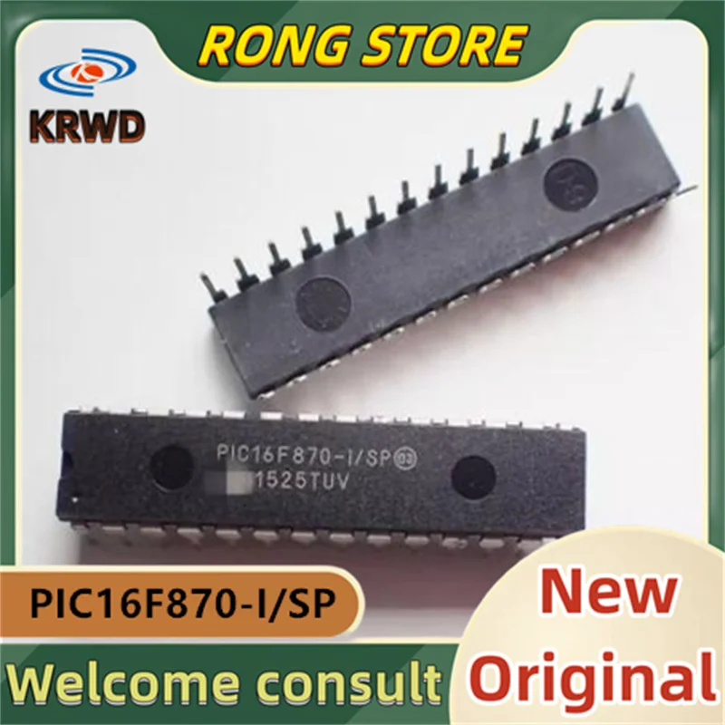 

3 шт. PIC16F870-I/SP новые и оригинальные PIC16F870-I DIP28