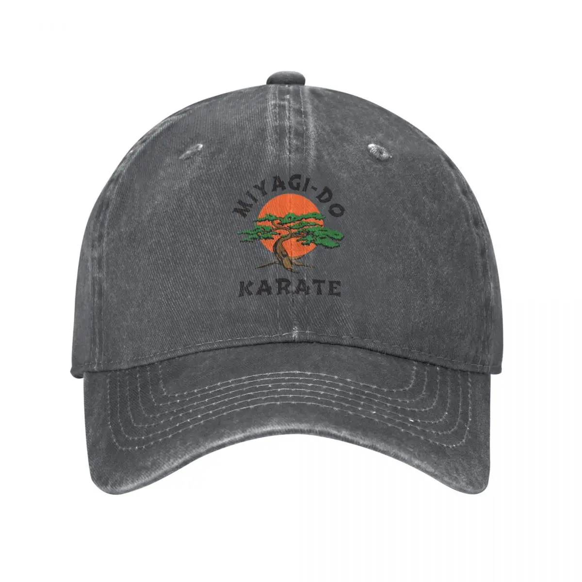 Miyagi Do Jo Karate Martial (9) Baseball Caps Fashion Washed Denim Hats Outdoor  Hip Hop Baseball Cowboy Hat for Unisex
