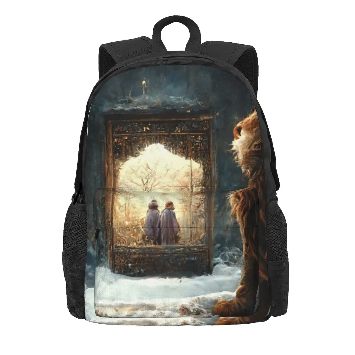 

Lion, Witch And Wardrobe Backpacks Boys Girls Bookbag Students School Bags Cartoon Kids Rucksack Travel Rucksack Shoulder Bag