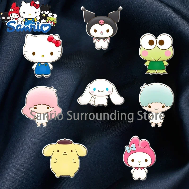 

Sanrio Brooches Cartoon Girl Cute Collar Needle Badge Cinnamoroll Hello Kitty My Melody Fashion Jewelry Accessories Brooches