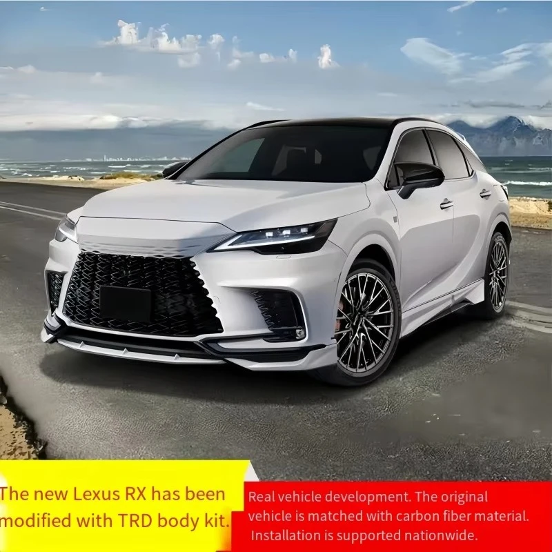 Adatto per il kit corpo completo per paraurti piccolo in materiale in fibra di carbonio modificato e aggiornato NewLexus RX