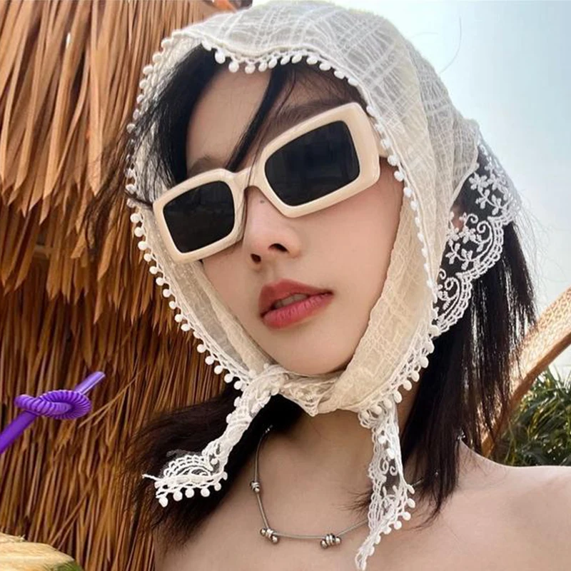 

1Pc Lace Triangle Scarf Women's Summer Cute Headband Headband Versatile Headwear