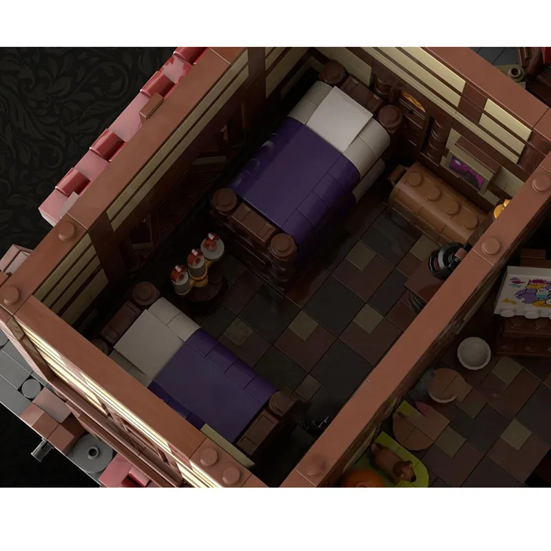 モジュール式都市建築モデル Moc ビルディングブロック モジュール式 THE ARTISAN'S HAVEN テクノロジーブロック クリスマス DIY おもちゃ 建設ギフト