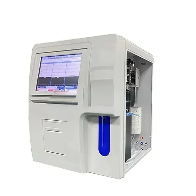 3차 차동 자동 혈구계 - 수의사 동물 혈액학 분석용 완전 자동 CBC 기계 - 최고의 제품