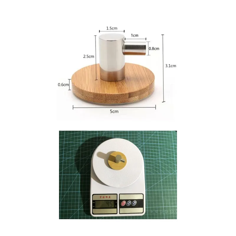 Ganchos de bambú Natural para ropa, soporte para sombreros, montado en la pared, sin perforaciones, gancho para colgar toallas de baño,